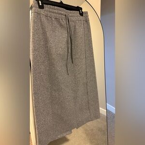 Zara Gray Midi Skirt